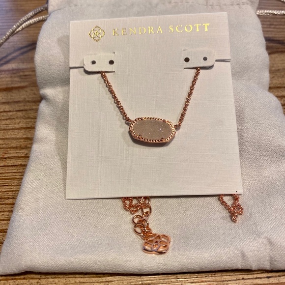 🛑 SOLD Kendra Scott Elisa Iridescent Druzy - Picture 9 of 16